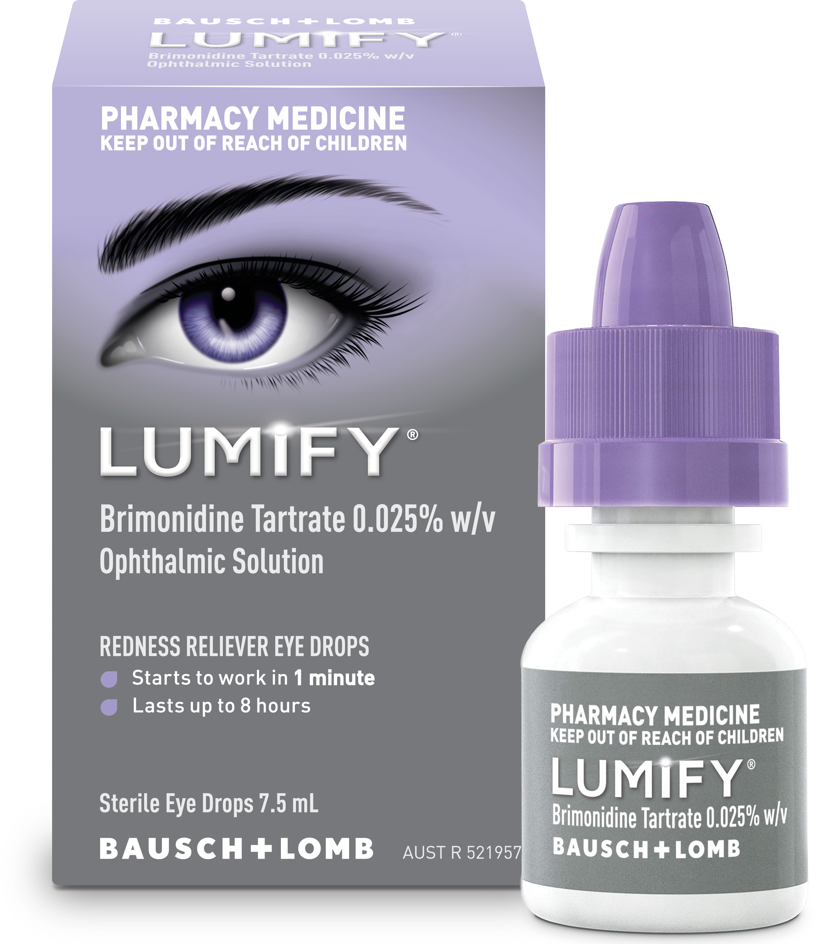 LUMIFY Preservative Free is packaged in convenient, single use vials. Use as directed.